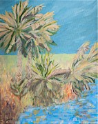 Palmetto Edge Painting by Deborah Smith