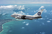 Pan American Boeing 747SP Clipper New Horizons Mixed Media by Erik Simonsen Pan American Boeing 747SP Clipper New Horizons Mixed Media by Erik Simonsen