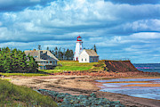 Panmure Island Lighthouse  Digital Art by Douglas Wielfaert