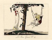 Parisiennes relaxing at Montmorencys, by Pierre de la Mesangere's Le Bon Genre, Paris, 1817. Drawing by Album Parisiennes relaxing at Montmorencys, by Pierre de la Mesangere's Le Bon Genre, Paris, 1817. Drawing by Album