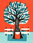 Park Drawing by CSA Images Park Drawing by CSA Images
