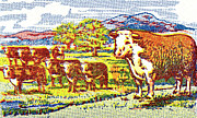 Pasture Drawing by CSA Images Pasture Drawing by CSA Images