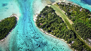 Bora Bora - pathway to the ocean Photograph by Lyl Dil Creations Bora Bora - pathway to the ocean Photograph by Lyl Dil Creations