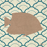 Patterned Sealife I Painting by South Social D Patterned Sealife I Painting by South Social D