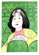 Pauline Kael Drawing by Al Hirschfeld