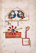 Peacock Water Clock Invention Photograph by Science Photo Library