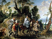 Pedro Pablo Rubens, Jan Wildens 'Rodolfo I de Habsburgo's Act of Devotion',1618-1620,Flemish School. Painting by Peter Paul Rubens -1577-1640- Jan Wildens -1586-1653- Pedro Pablo Rubens, Jan Wildens 'Rodolfo I de Habsburgo's Act of Devotion',1618-1620,Flemish School. Painting by Peter Paul Rubens -1577-1640- Jan Wildens -1586-1653-