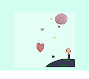 Penelope world scene Drawing by Ashley Rice Penelope world scene Drawing by Ashley Rice