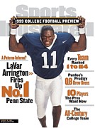 Penn State University Lavar Arrington, 1999 College Sports Illustrated Cover Photograph by Sports Illustrated