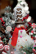 Peppermint Snowman Photograph by Toni Hopper