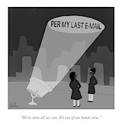 Per My Last Email Drawing by Liz Montague