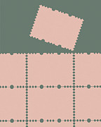 Perforated Stamps Drawing by CSA Images