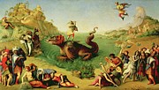 Perseus Rescuing Andromeda, C.1510-13 Painting by Piero Di Cosimo