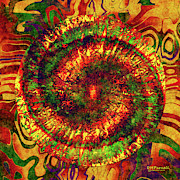 Peyote Eye Brightened Digital Art by Diane Parnell Peyote Eye Brightened Digital Art by Diane Parnell