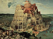 PIETER BRUEGEL, THE ELDER The Tower of Babel, 1563, Oil on panel. KUNSTHISTORISCHES MUSEUM. Painting by Pieter Brueghel the Elder -1525-1569-