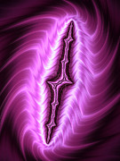 Pink Abstract Fractal Artwork Digital Art by Matthias Hauser