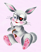 Pirate Rabbit Drawing by CSA Images Pirate Rabbit Drawing by CSA Images