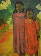 Piti Teina By Paul Gauguin Painting by Paul Gauguin