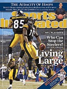 Pittsburgh Steelers Nate Washington And Santonio Holmes Sports Illustrated Cover Photograph by Sports Illustrated