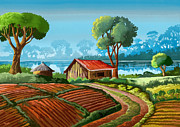 Planting Season Painting by Anthony Mwangi