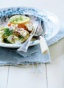 Plate Of Pasta With Fish Photograph by Line Klein