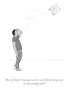 Poetry in the Unexpected Drawing by Lila Ash