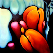 Pollination Painting by Elizabeth Adkins