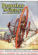 Popular Science Magazine Cover April 1923 Issue Drawing by Popular Science