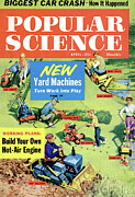 Popular Science Magazine Cover April 1961 Issue Drawing by Popular Science