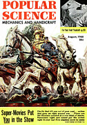 Popular Science Magazine Cover August, 1950 Drawing by Popular Science