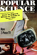 Popular Science Magazine Cover August 1955 Photograph by Popular Science