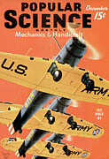 Popular Science Magazine Cover December 1938 Drawing by Popular Science