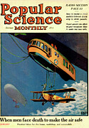 Popular Science Magazine Cover January 1925 Issue Drawing by Popular Science