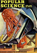Popular Science Magazine Cover January 1946 Drawing by Popular Science