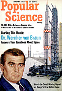 Popular Science Magazine Cover January 1963 Drawing by Popular Science