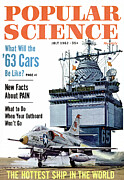 Popular Science Magazine Cover July 1962 Issue Drawing by Popular Science