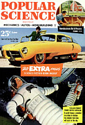 Popular Science Magazine Cover June 1953 Issue Mixed Media by Popular Science