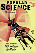Popular Science Magazine Cover March 1930 Drawing by Popular Science