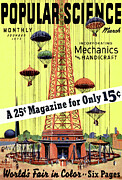 Popular Science Magazine Cover March 1939 Issue Drawing by Popular Science