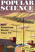 Popular Science Magazine Cover March 1958 Drawing by Popular Science