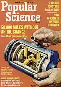 Popular Science Magazine Cover March 1965 Issue Drawing by Popular Science