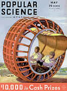 Popular Science Magazine Cover May 1932 Issue Drawing by Popular Science