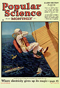 Popular Science Magazine Cover November 1924 Issue Drawing by Popular Science