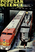 Popular Science Magazine Cover October 1946 Drawing by Popular Science