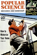 Popular Science Magazine Cover October 1952 Drawing by Popular Science