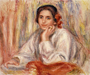 Portrait De Vera Sergine Renoir, 1914 Painting by Pierre Auguste Renoir