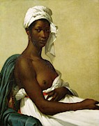 Portrait d'une negresse, 1800. Canvas, 81 x 65 cm INV.2508. Painting by Marie Guilhelmine Benoist