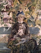 Portrait of Adele Tapie de Celeyran - 1882 - oil on canvas - 41x32,5. HENRI DE TOULOUSE-LAUTREC . Painting by Henri de Toulouse Lautrec -1864-1901-
