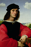 Portrait Of Agnolo Doni, C.1505-06 Painting by Raphael