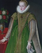 Portrait Of Archduchess Maria Christina Of Austria Graz, Hall Painting by Unknown Artist